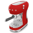 Smeg 50's Style Espresso Manual Coffee Machine Red ECF02RDEU