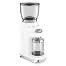 Smeg 150W Retro Coffee Grinder White CGF01WH