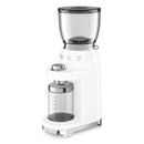 Smeg 150W Retro Coffee Grinder White CGF01WH