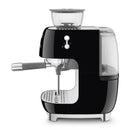 Smeg 50's Style Espresso Manual Coffee Machine Black EGF03BLEU