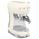 Smeg 50's Style Espresso Manual Coffee Machine Cream ECF02CREU