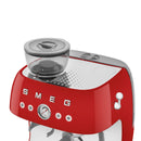 Smeg 50's Style Espresso Manual Coffee Machine Red EGF03RDEU