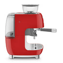 Smeg 50's Style Espresso Manual Coffee Machine Red EGF03RDEU