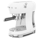 Smeg 50's Style Espresso Manual Coffee Machine White ECF02WHEU