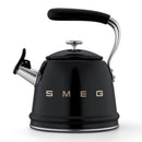 Smeg Whistling Kettle, 2.3 Litre Black CKLW2001BL