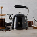 Smeg Whistling Kettle, 2.3 Litre Black CKLW2001BL