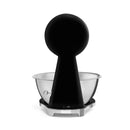 Smeg 50's Style Analog And Digital Kitchen Scale Black Glossy KSF01BLWW