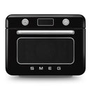 Smeg Countertop Combi Steam Oven 50's Style Aesthetic Black Glossy COF01BLEU