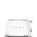 Smeg Retro 2000W 4 Slice Toaster White TSF03WHSA