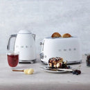 Smeg Retro 950W 2 Slice Toaster Matte White TSF01WHMSA