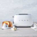 Smeg Retro 950W 2 Slice Toaster Matte White TSF01WHMSA