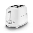 Smeg Retro 950W 2 Slice Toaster Matte White TSF01WHMSA